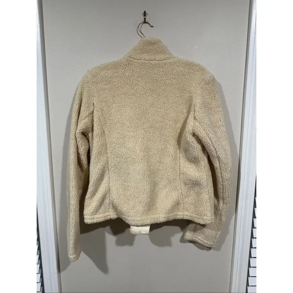 NWT Standard James Perse Shrunken Sherpa Jacket Natural Cream Size 3 (Large) $47 - Picture 4 of 7